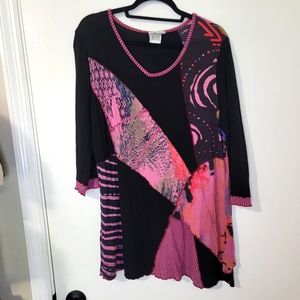 Parsley &Sage Multicolored Quarter Length Sleeve